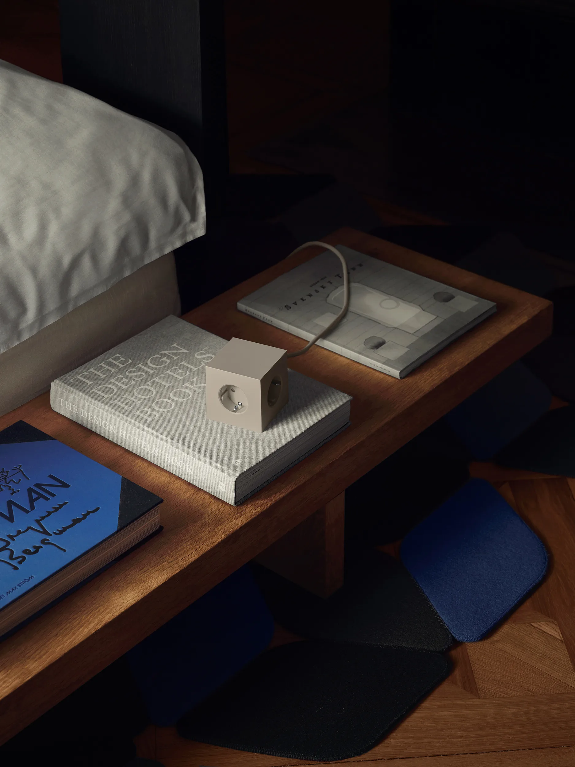 Square 1 stopcontact met USB-C 30W 3 m, Nomad Sand Avolt