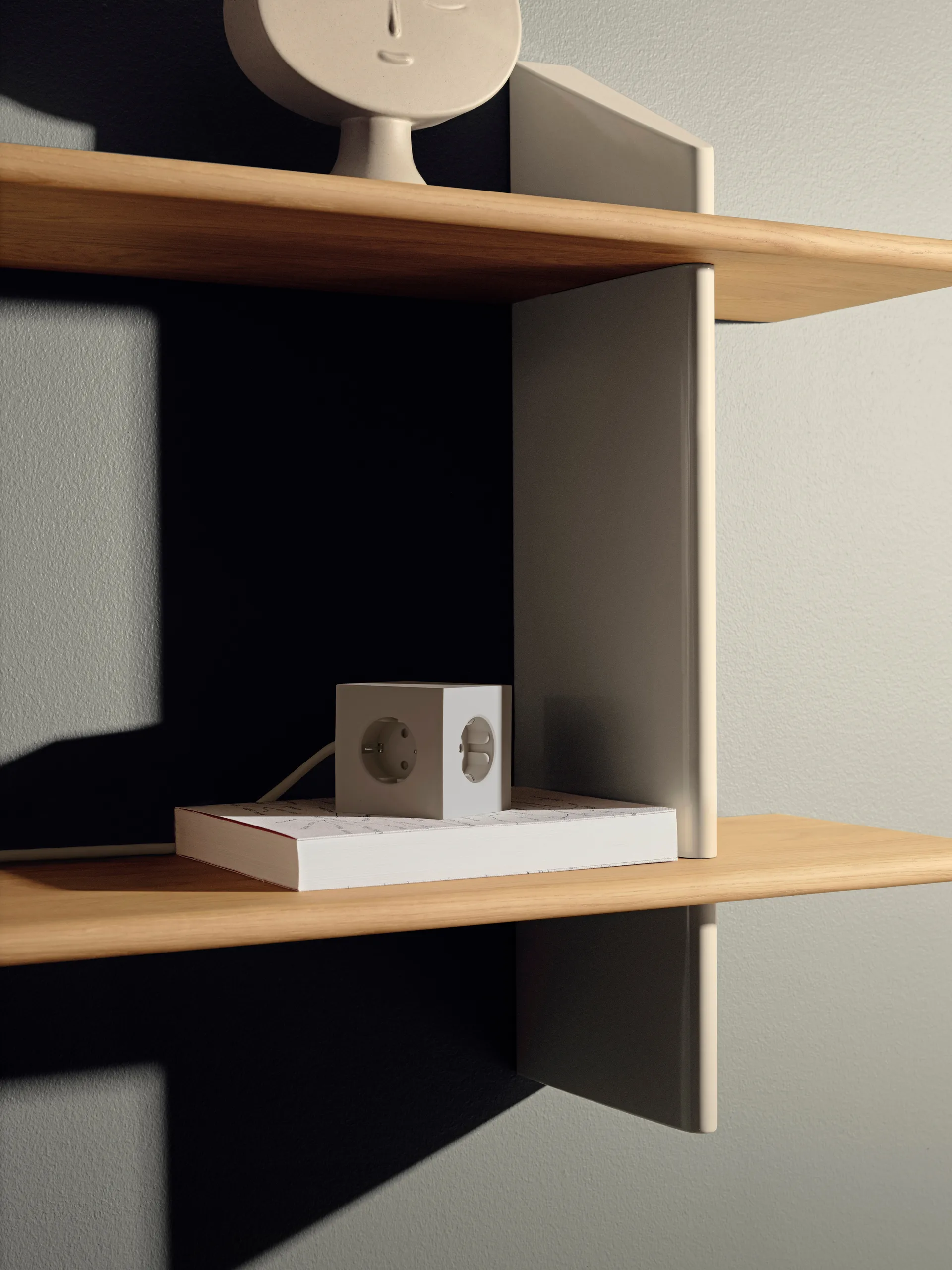 Square 1 stopcontact met USB-C 30W 3 m, Nomad Sand Avolt