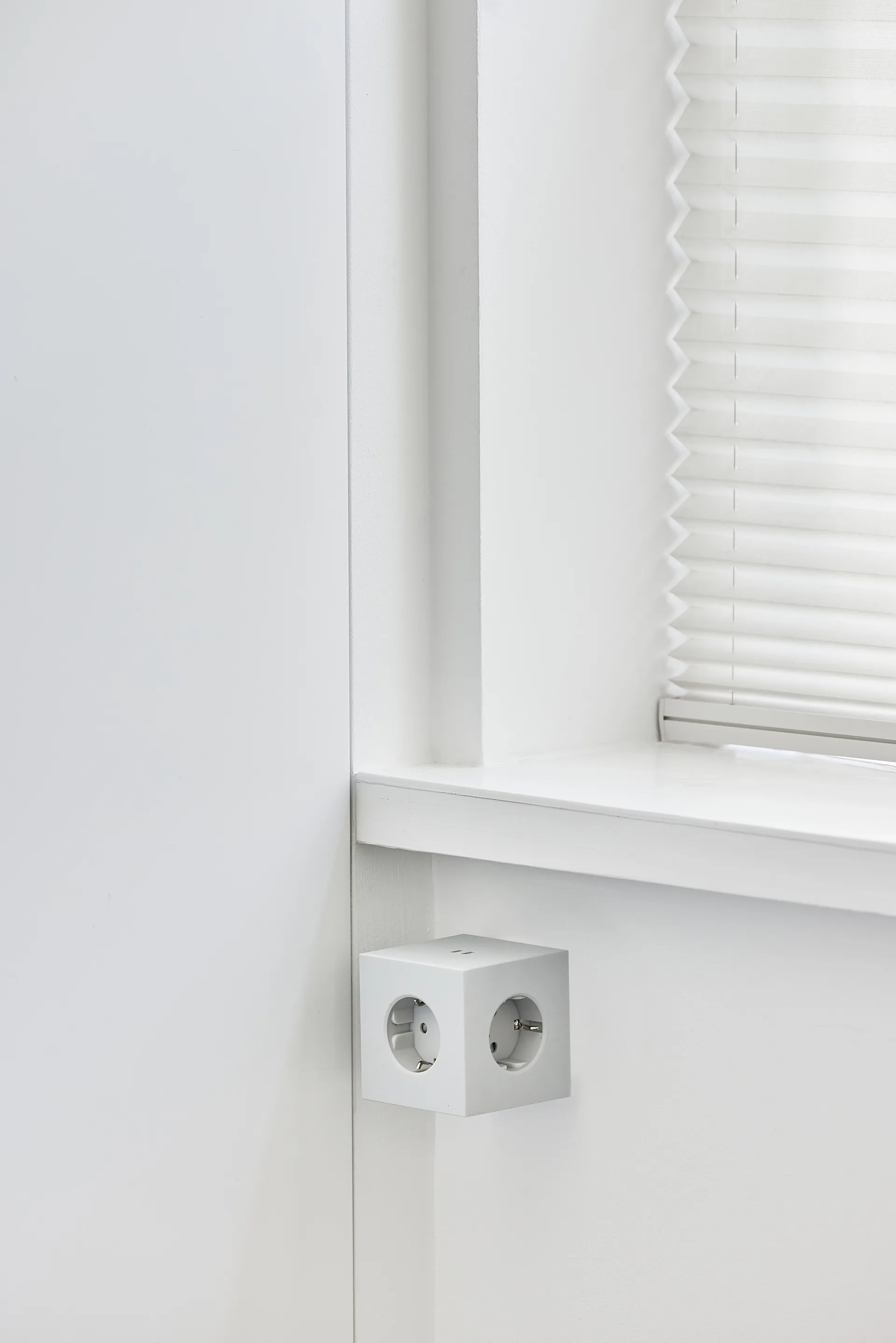 Square 1 stopcontact met USB-C 30W 3 m, White Martinelli Luce edition Avolt