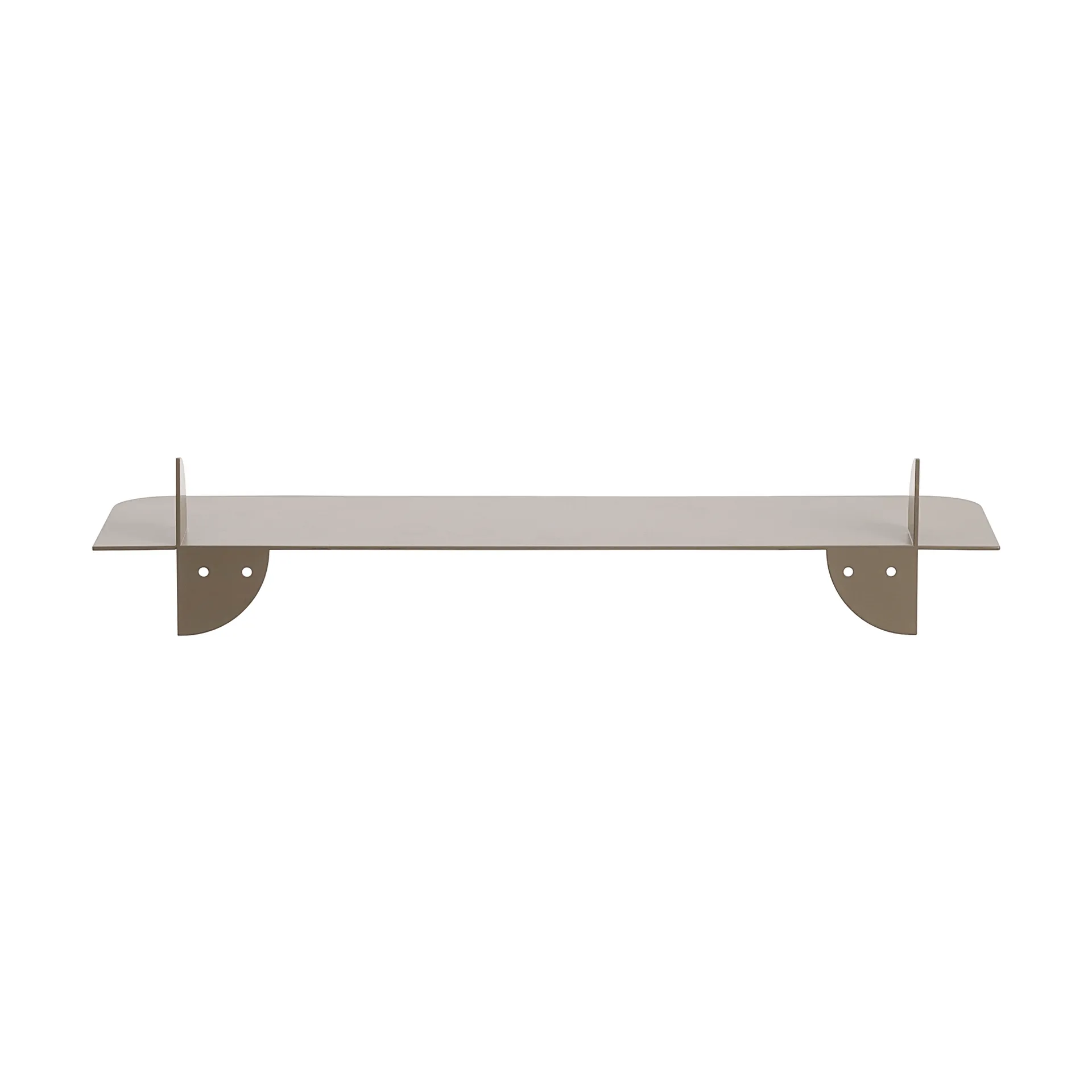 Aedes wandplank, Taupe, 60 cm AYTM