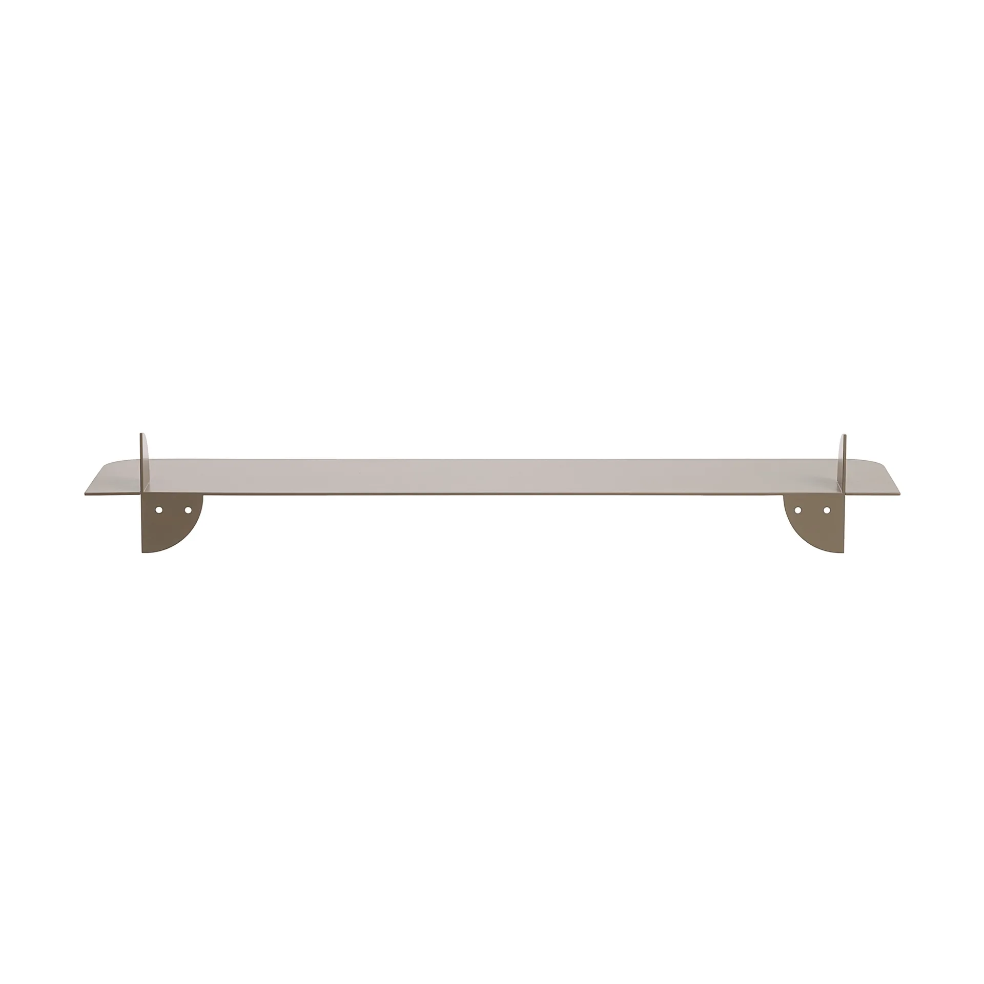 Aedes wandplank, Taupe, 80 cm AYTM