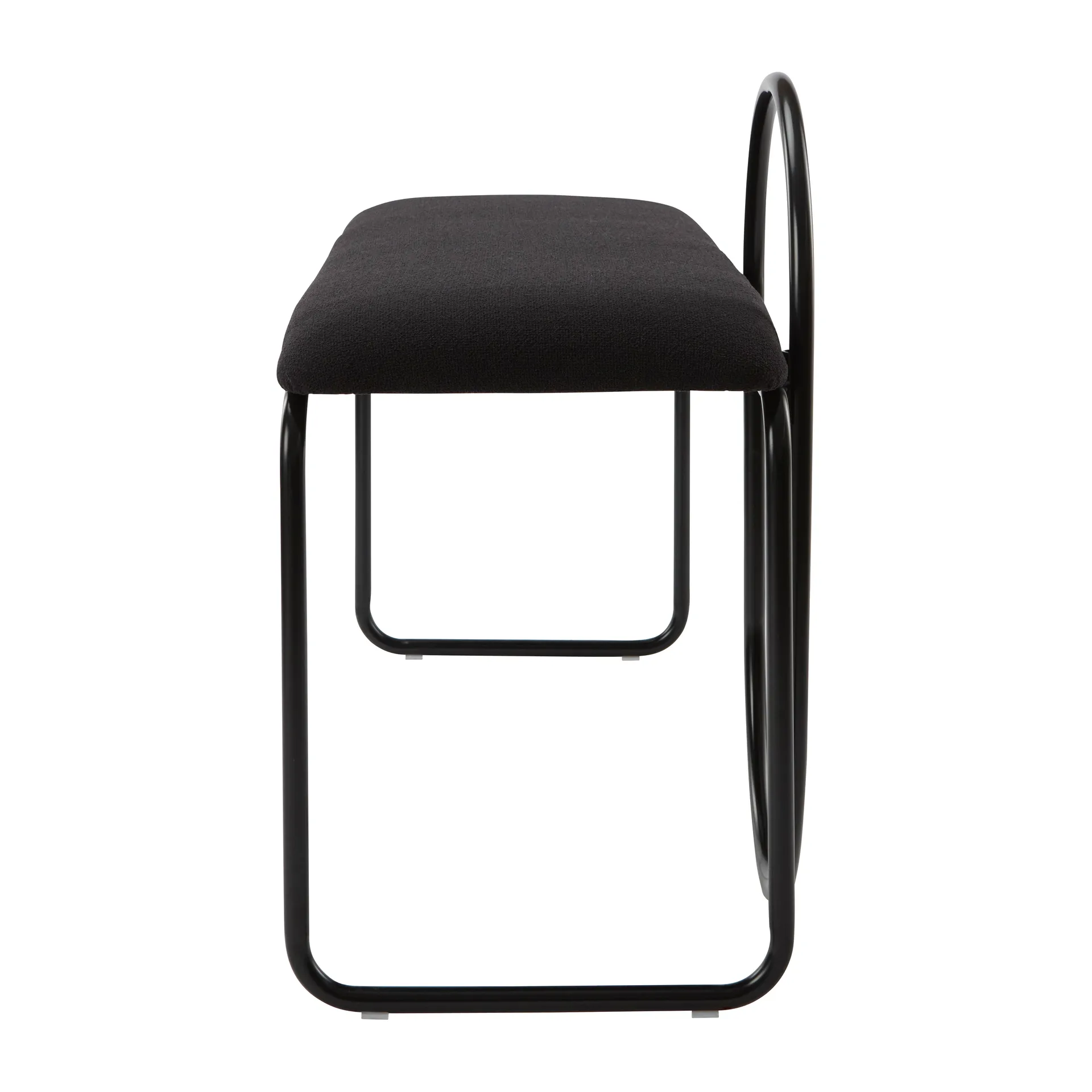 Angui bankje bouclé, Anthracite AYTM