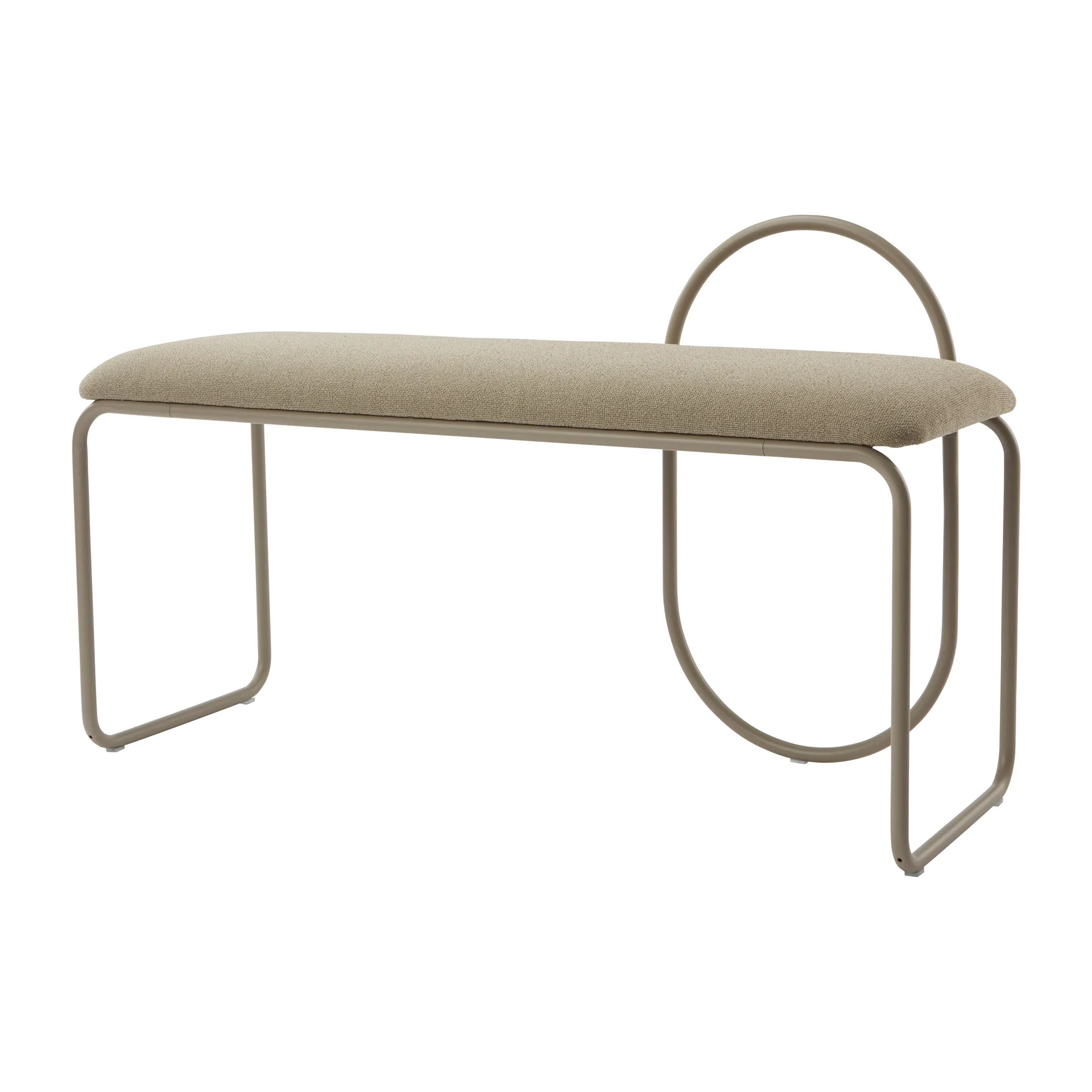 Angui bankje bouclé, Taupe AYTM