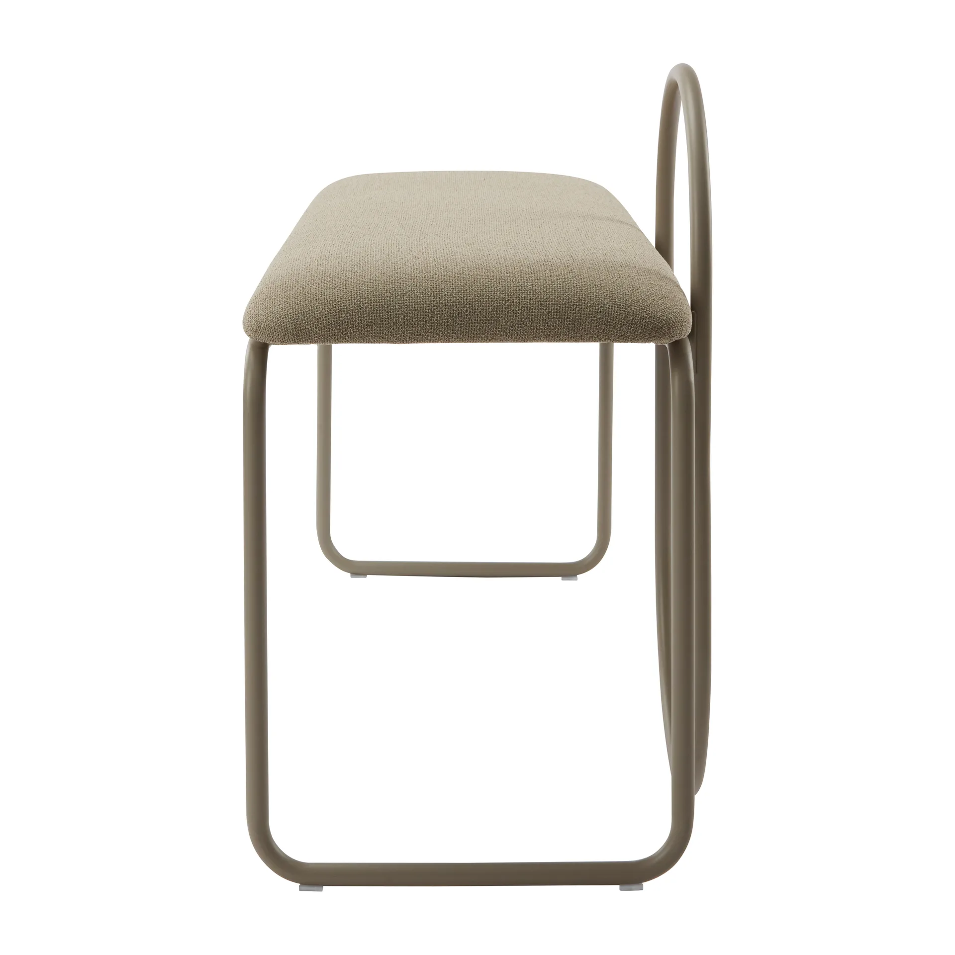 Angui bankje bouclé, Taupe AYTM