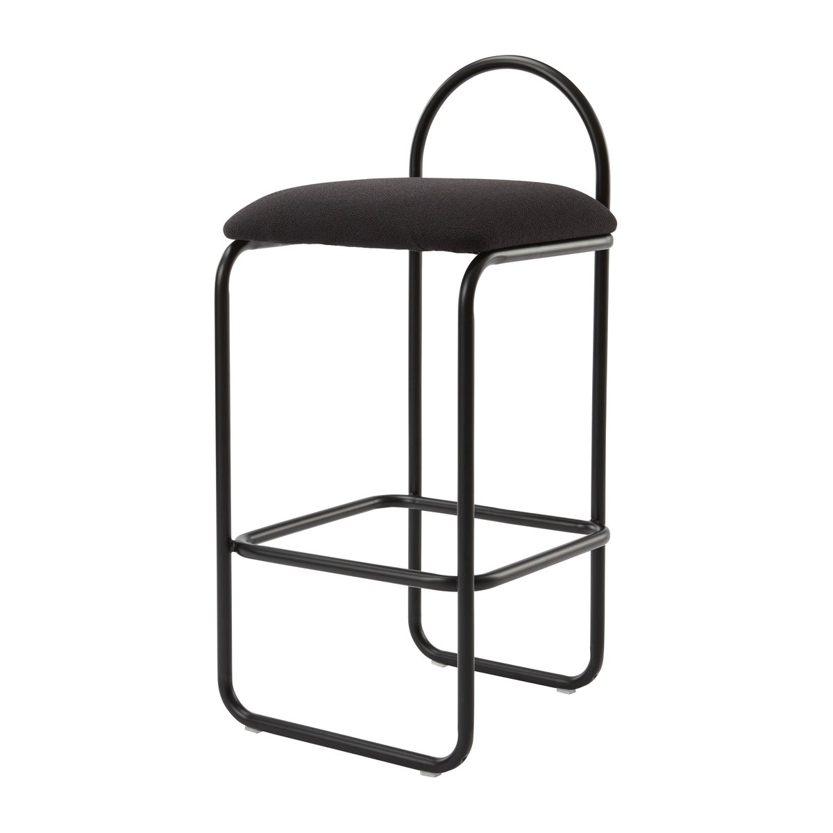 AYTM Angui barkruk bouclé Anthracite | Scandinavisch Interieur | Barstoelen | Grijs