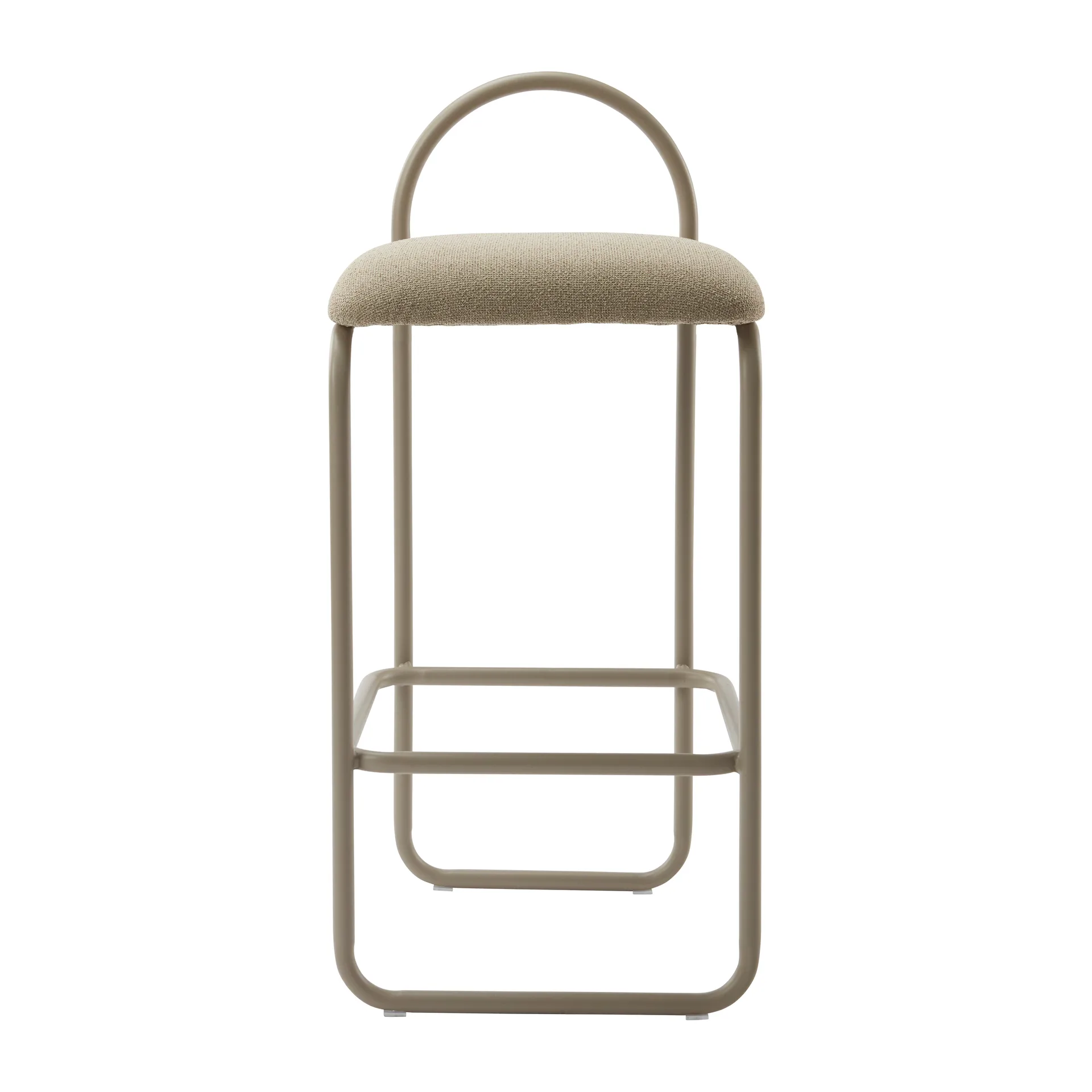 Angui barkruk bouclé, Taupe AYTM