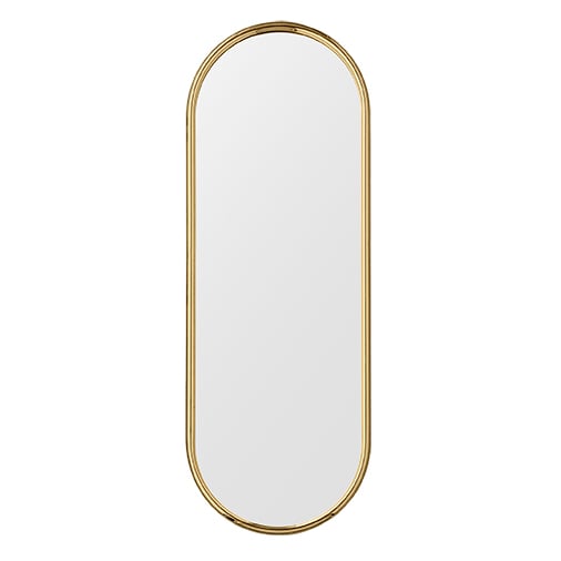 AYTM Angui spiegel ovaal 108 cm. goud | Scandinavisch Interieur | Wandspiegels | Goudkleurig