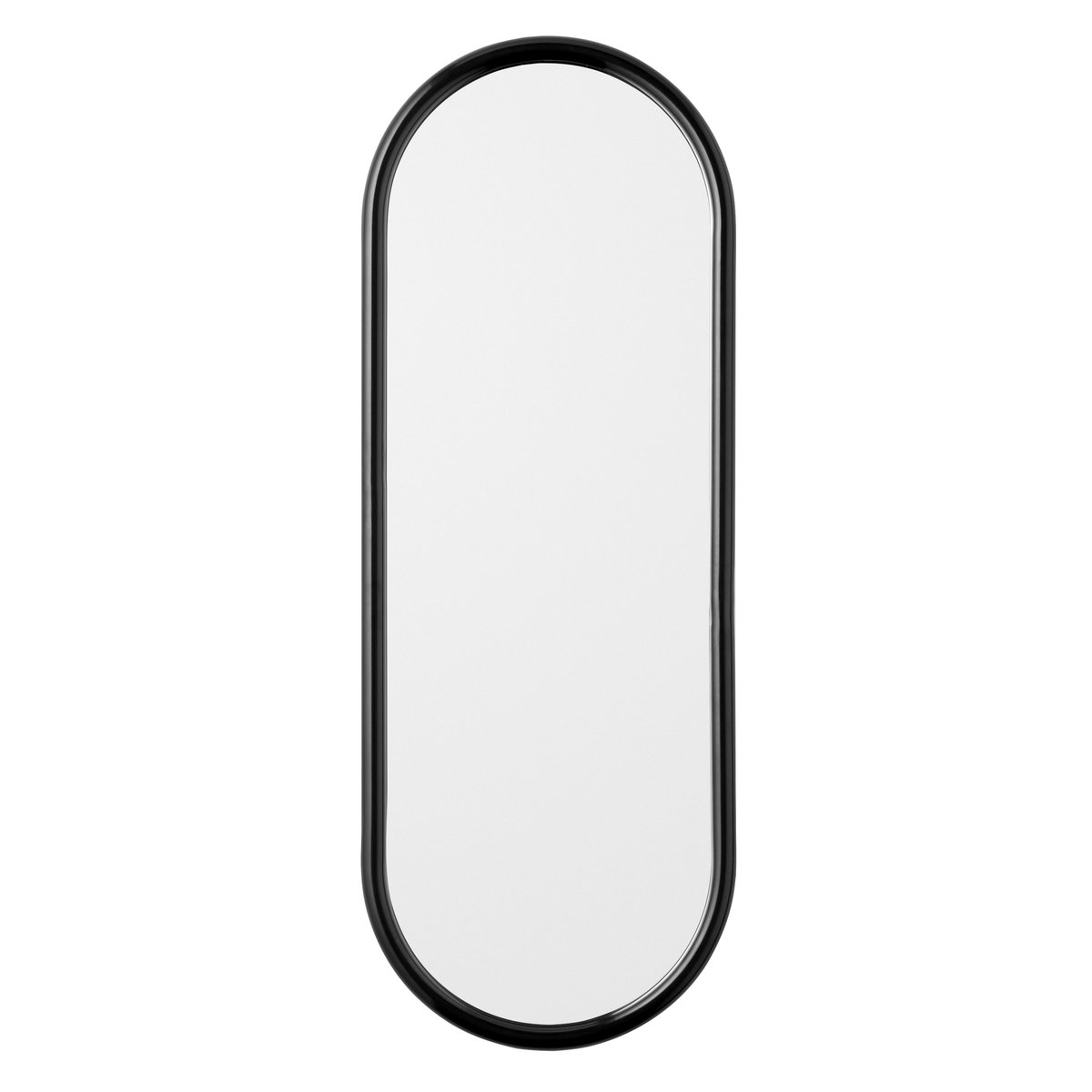 AYTM Angui spiegel ovaal 78 cm. antraciet | Scandinavisch Interieur | Wandspiegels | Grijs