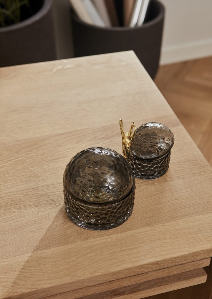 Arura doosje met deksel 11 cm, Zwart AYTM