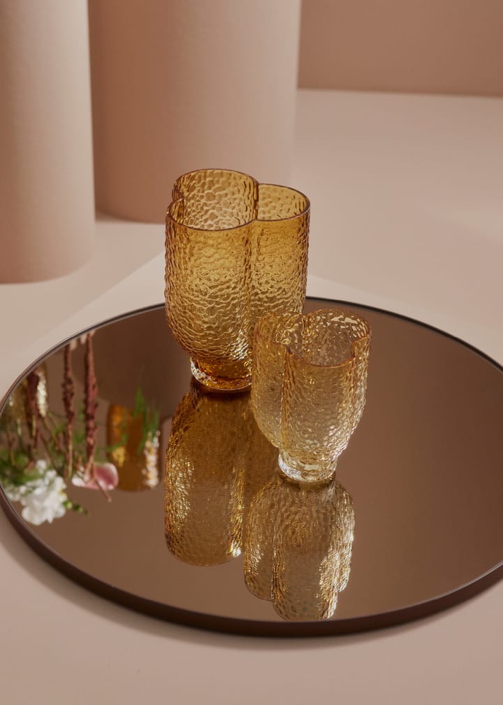 Arura trio vaas 25 cm, Amber AYTM