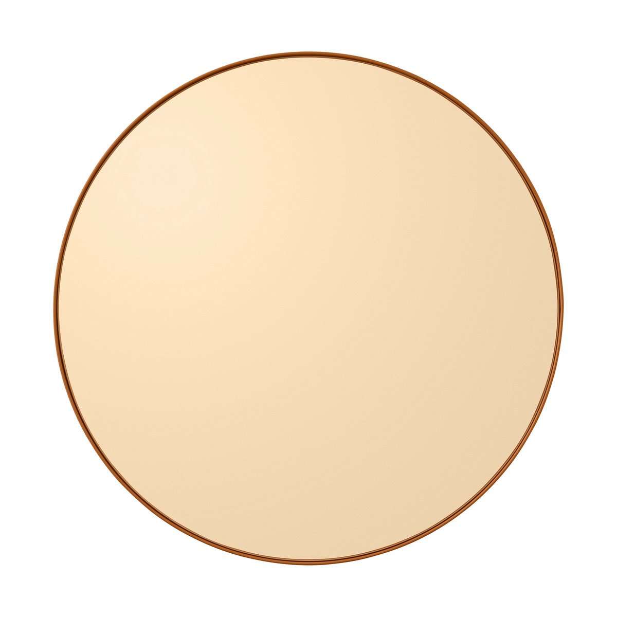 AYTM Circum spiegel o50 cm Amber | Scandinavisch Interieur | Ronde spiegels | Oranje