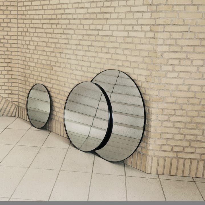 Circum spiegel klein, helder-zwart AYTM