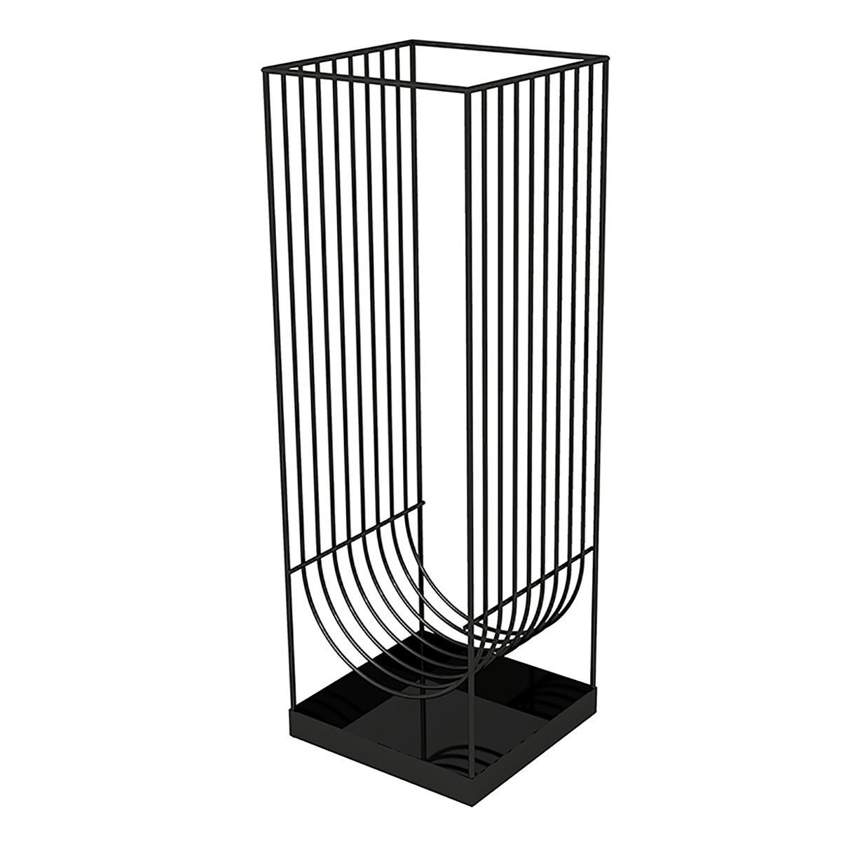 AYTM Curva paraplubak Zwart | Scandinavisch Interieur | Paraplubakken | Zwart