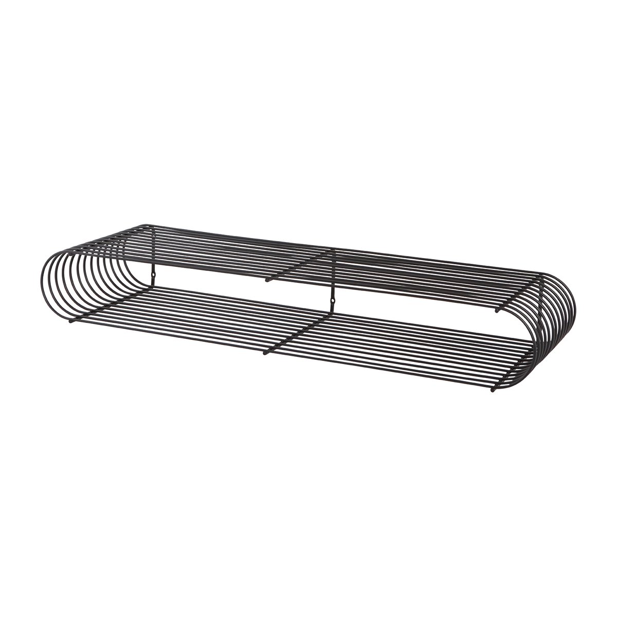 AYTM Curva plank 80,4 cm Black | Scandinavisch Interieur | Planken & planksystemen | Zwart