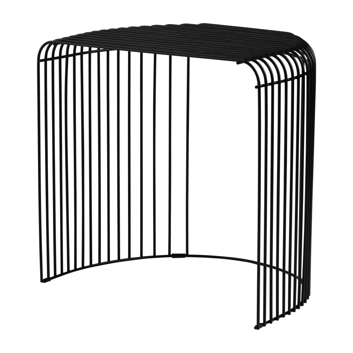 AYTM Curva tafel 45 cm Zwart | Scandinavisch Interieur | Bijzettafels | Zwart
