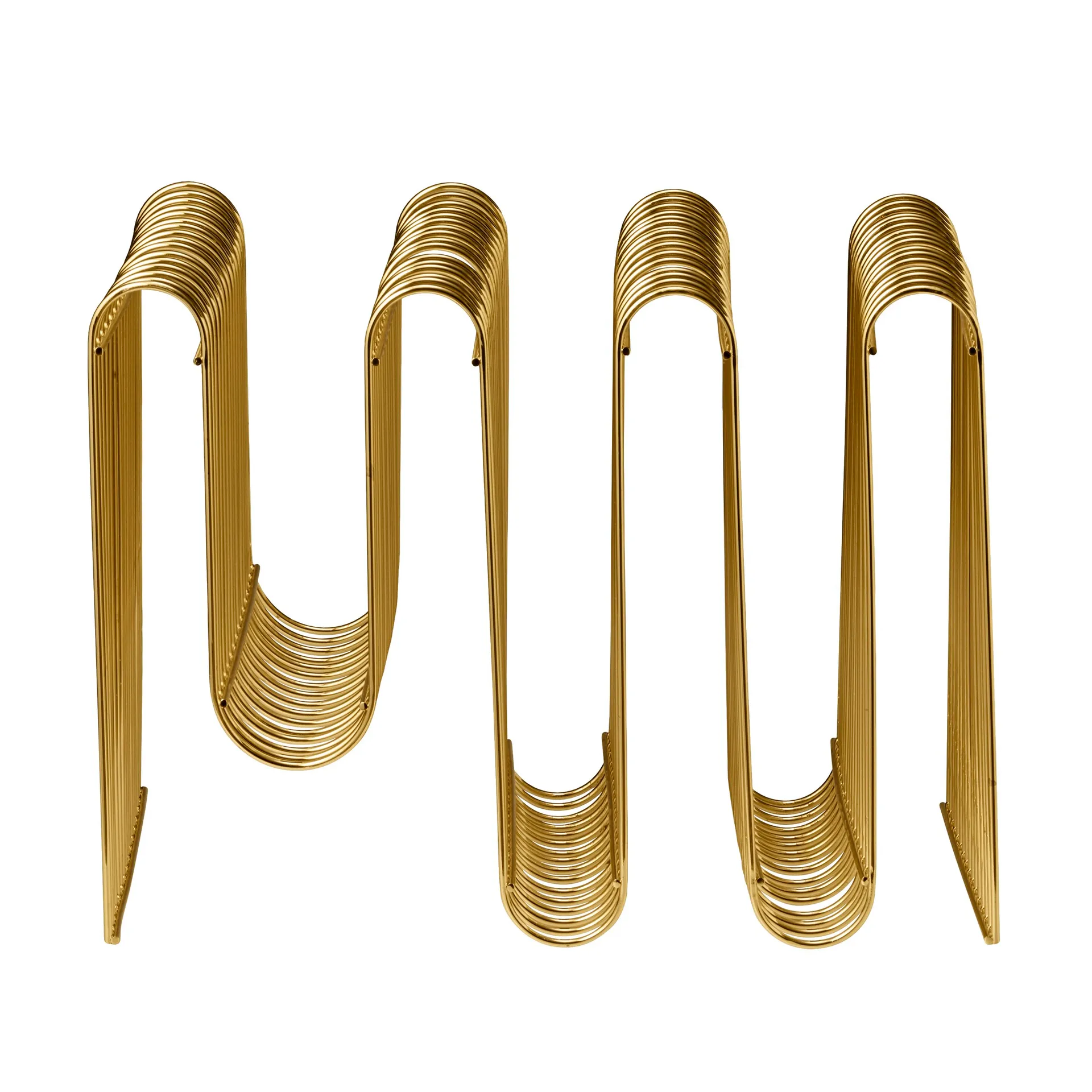 Curva tijdschriftenstandaard, messing AYTM