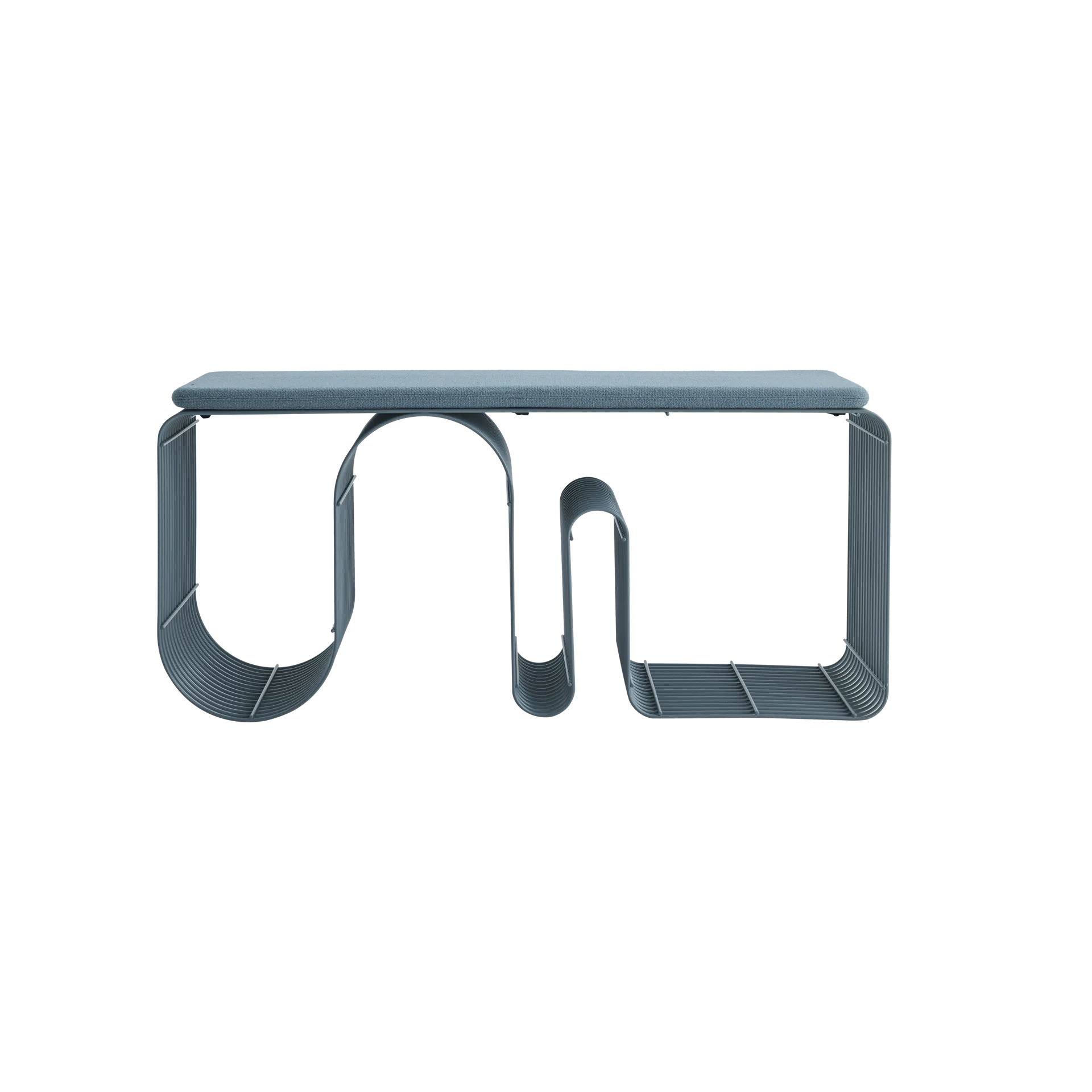 Curva zitbank 100 cm, Dusty blue AYTM