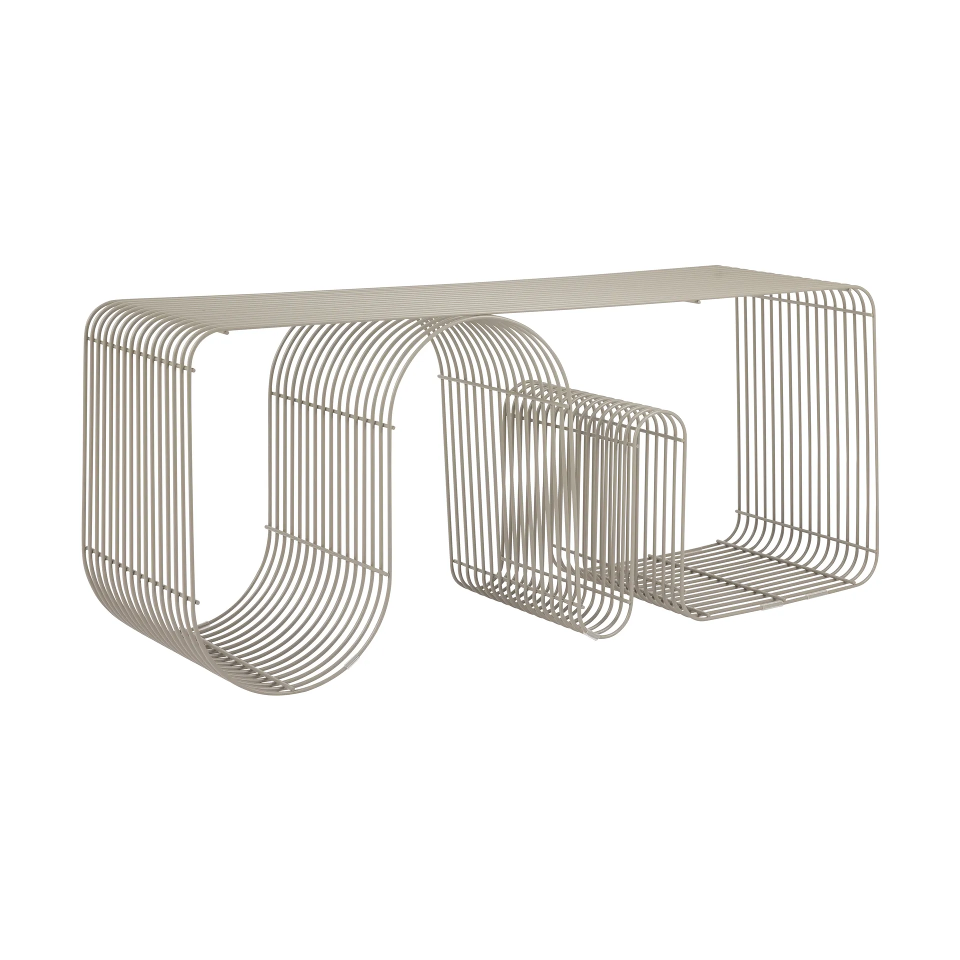Curva zitbank 100 cm, Taupe AYTM