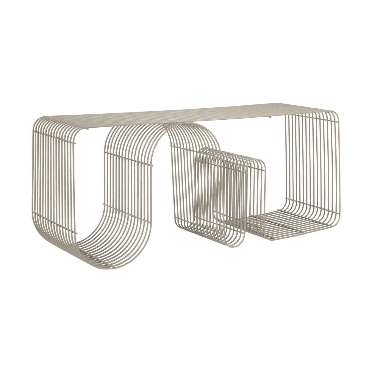 AYTM Curva zitbank 100 cm Taupe | Scandinavisch Interieur | Banken | Grijs