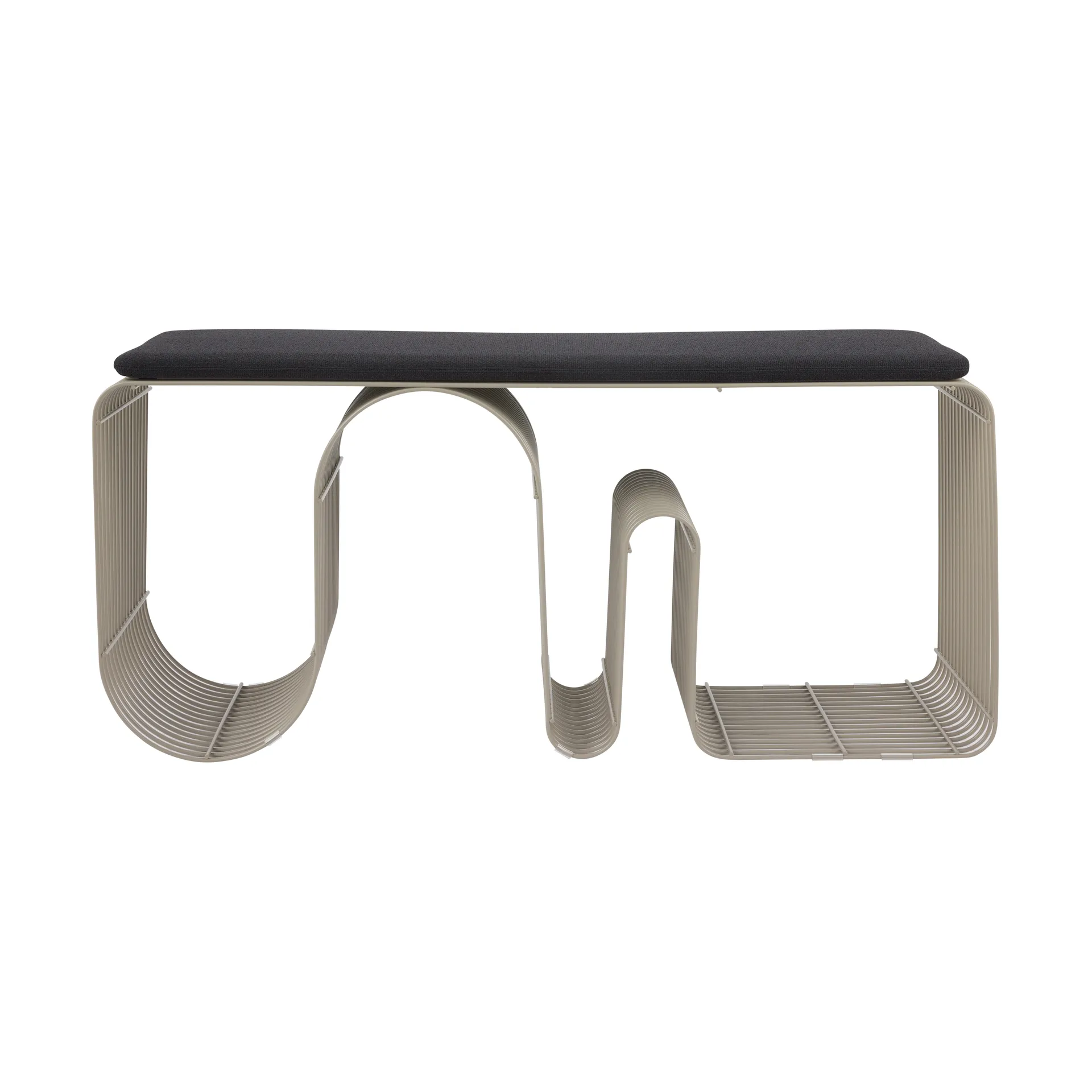 Curva zitkussen voor bank 32x95,5 cm, Anthracit AYTM