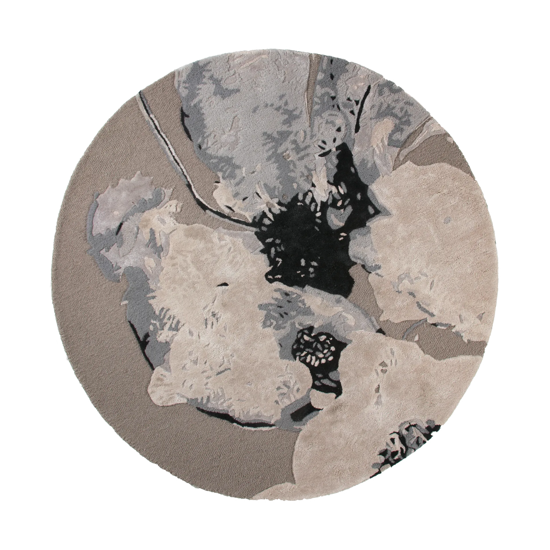 Floreo mat Ø130 cm, Grijs-wit AYTM