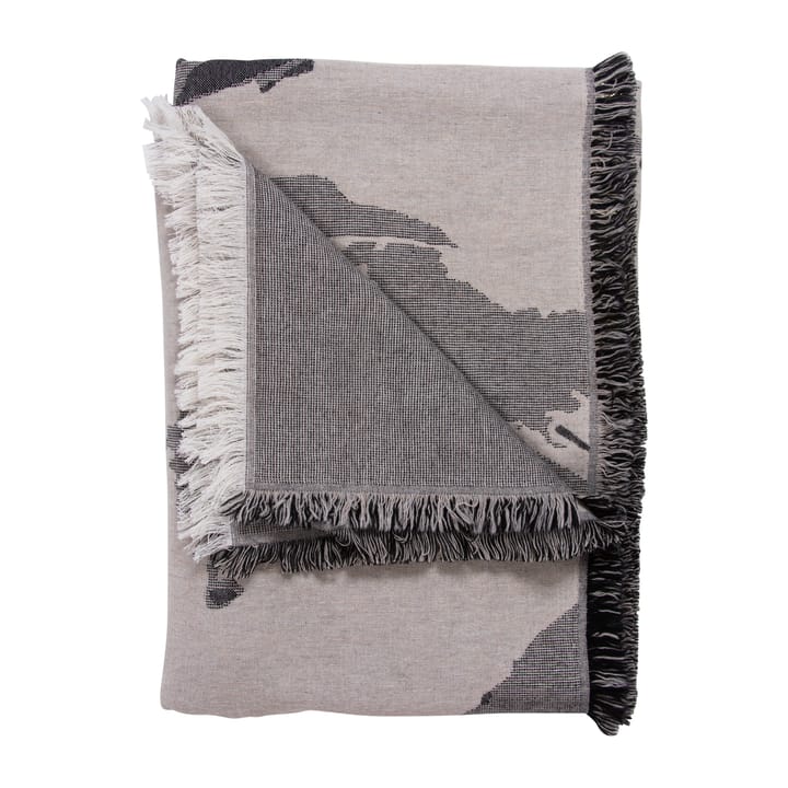 Floreo plaid 130x170 cm, Wit-grijs AYTM