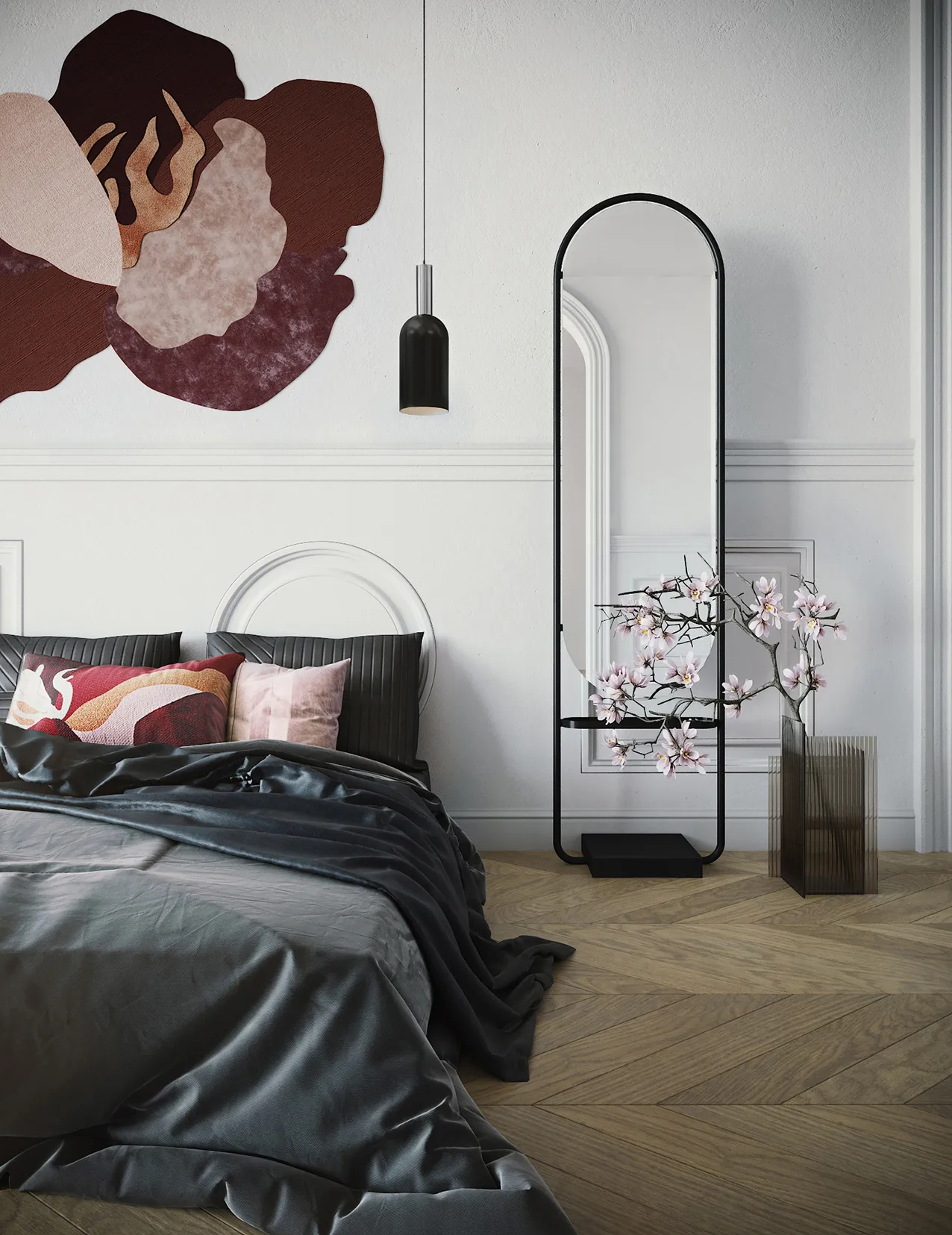 Flos vaas 30 cm, Taupe AYTM