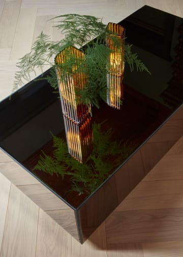 Folium vaas 25 cm - Amber - AYTM