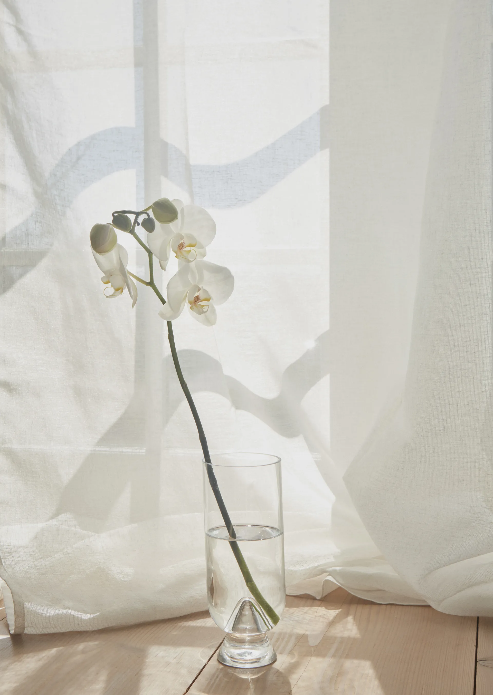 Glacies vaas 18 cm, Transparant AYTM