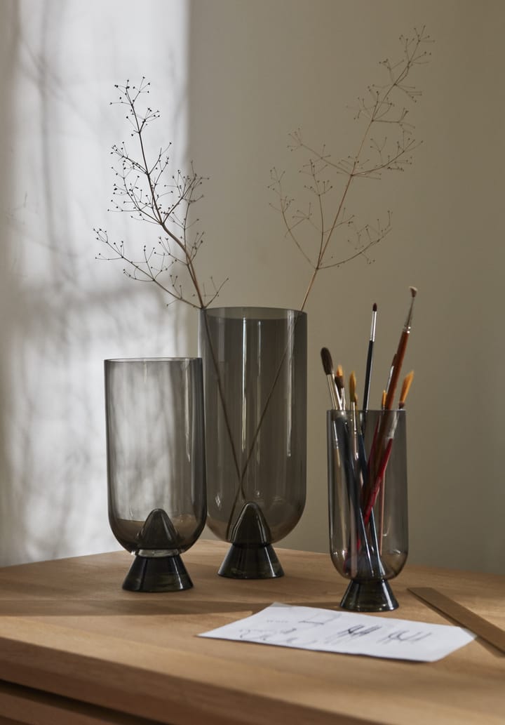 Glacies vaas 18 cm, Zwart AYTM