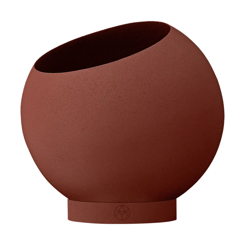 Globe bloempot Ø17 cm, Dusty green-forest AYTM