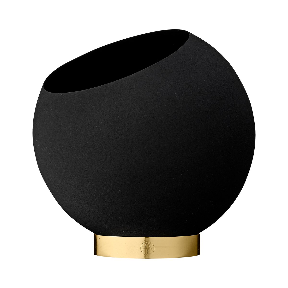 AYTM Globe bloempot o21 cm Black | Scandinavisch Interieur | Bloempotten | Zwart