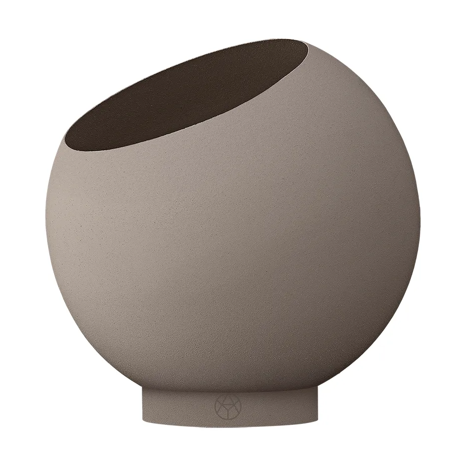 Globe bloempot Ø21 cm, Taupe AYTM