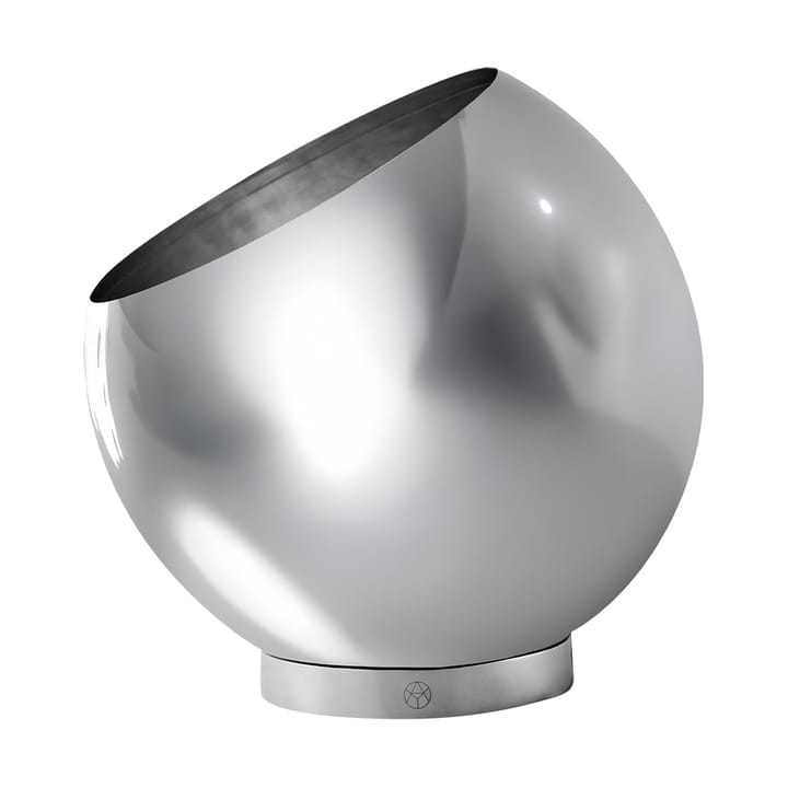 Globe bloempot Ø21 cm - Zilverkleurig - AYTM