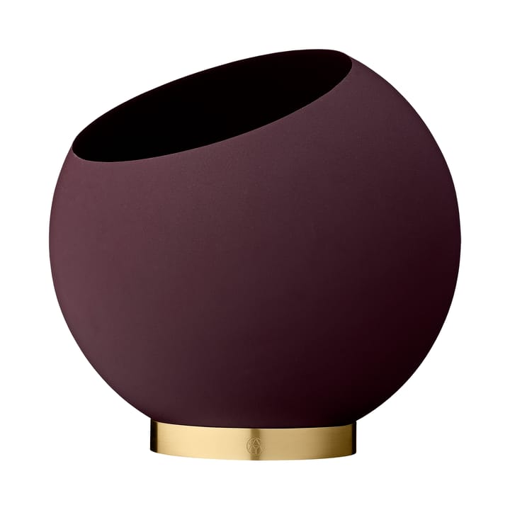 Globe bloempot Ø30 cm - Bordeaux - AYTM