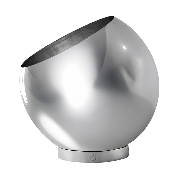 Globe bloempot Ø30 cm - Zilverkleurig - AYTM