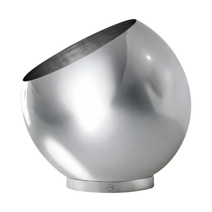 Globe bloempot Ø43 cm - Zilverkleurig - AYTM