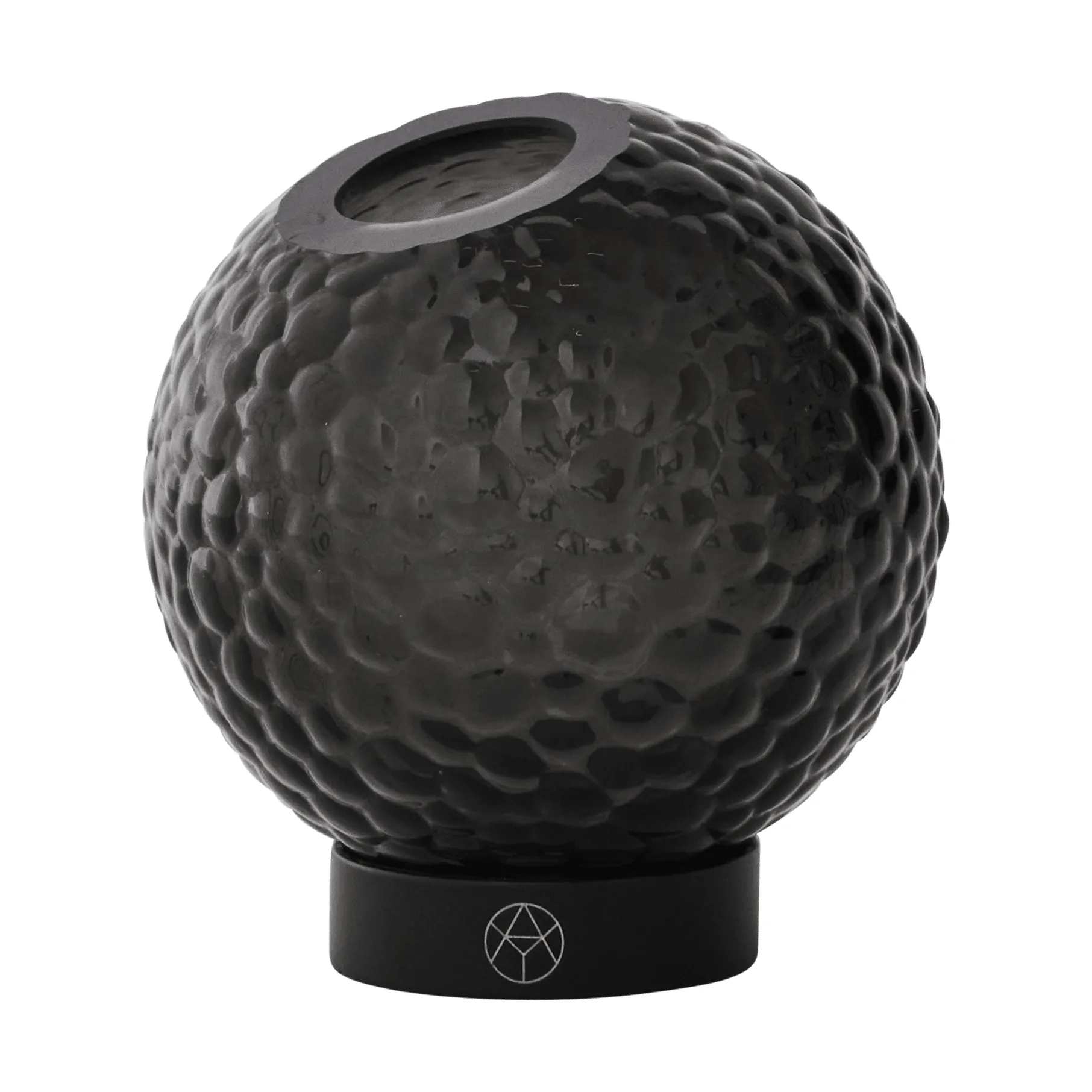 Globe bubbles vaas Ø10 cm, Black AYTM
