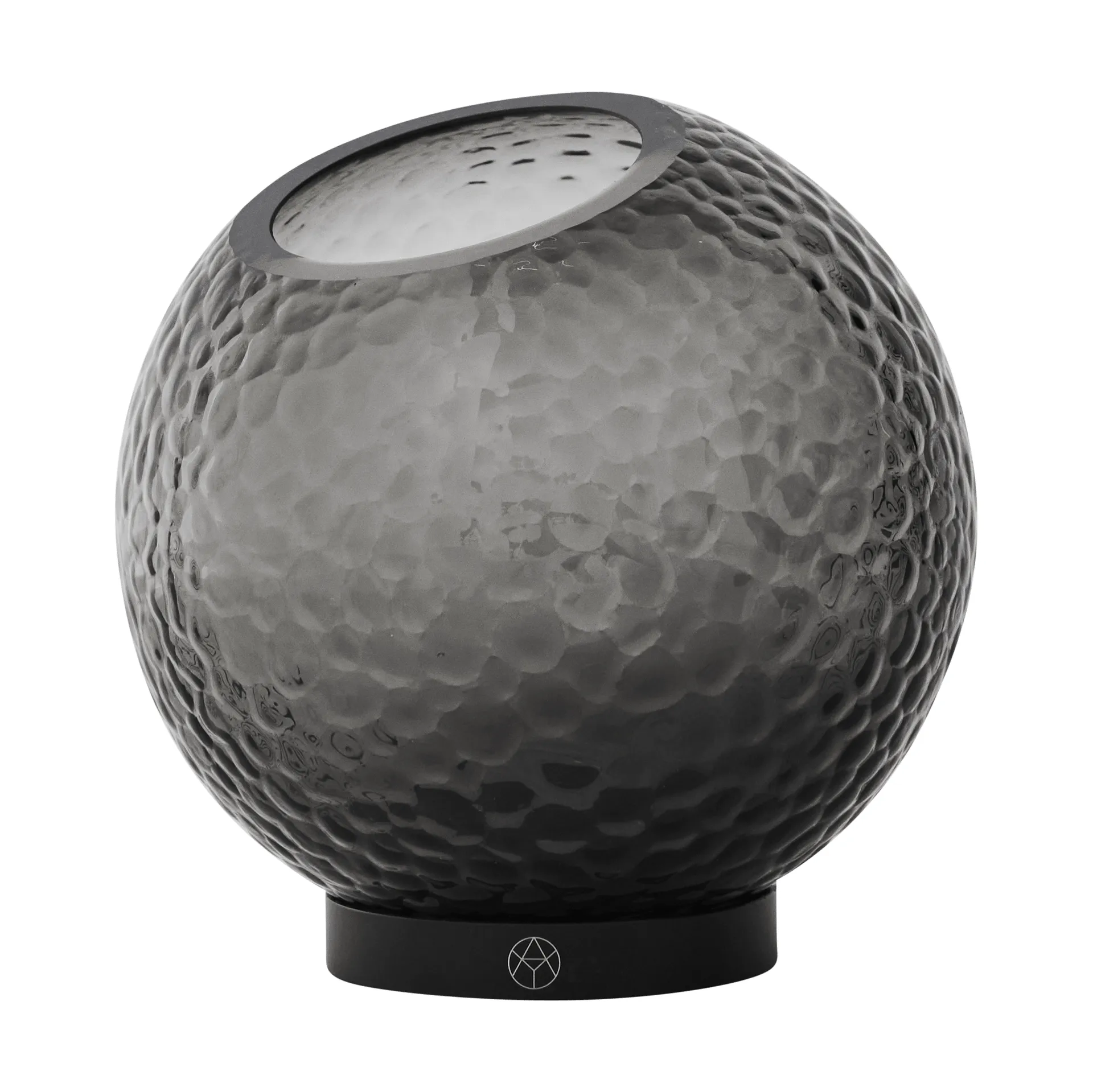 Globe bubbles vaas Ø17 cm, Black AYTM