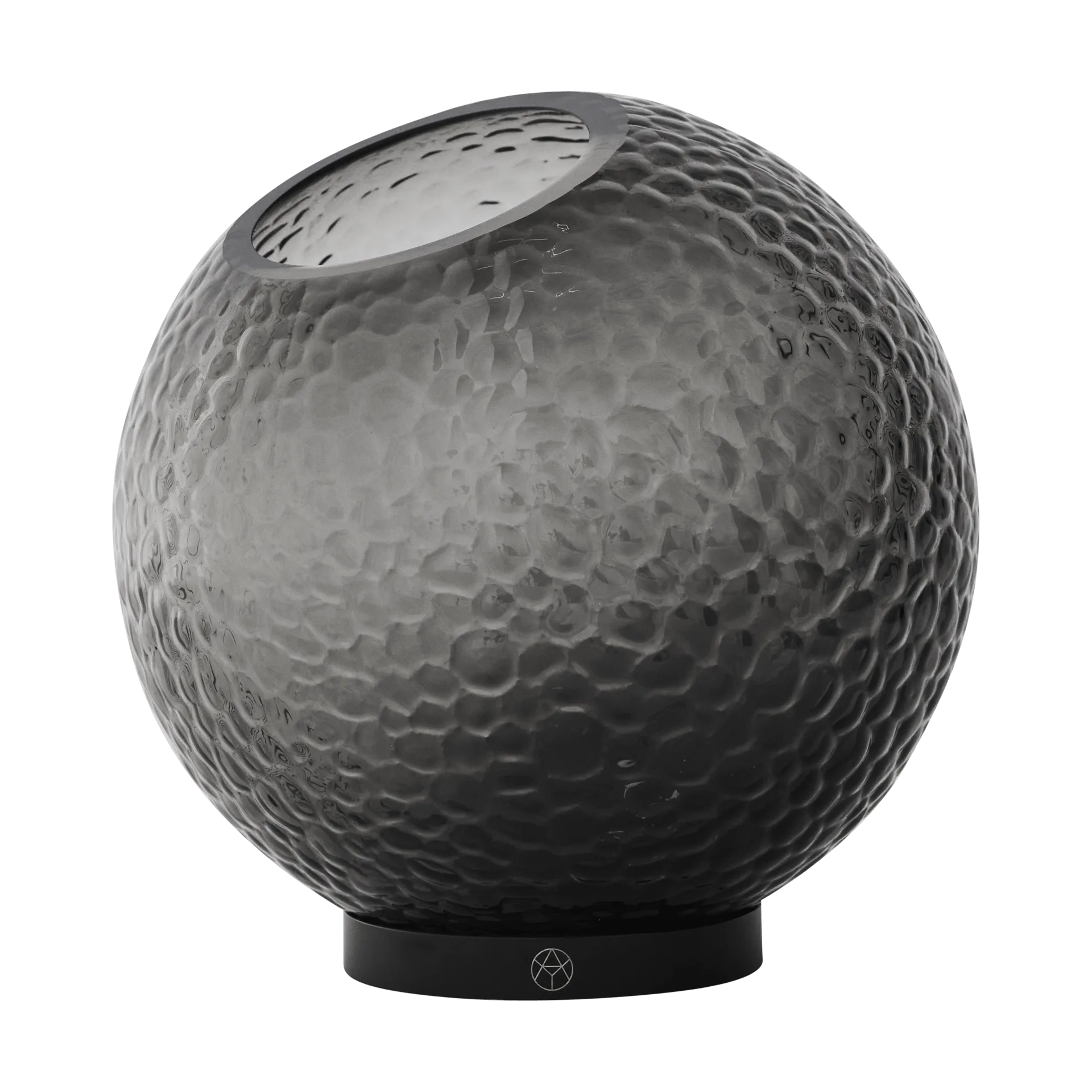 Globe bubbles vaas Ø21 cm, Black AYTM