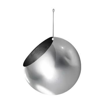 GLOBE hangende bloempot Ø17 cm h28 cm - Zilverkleurig - AYTM