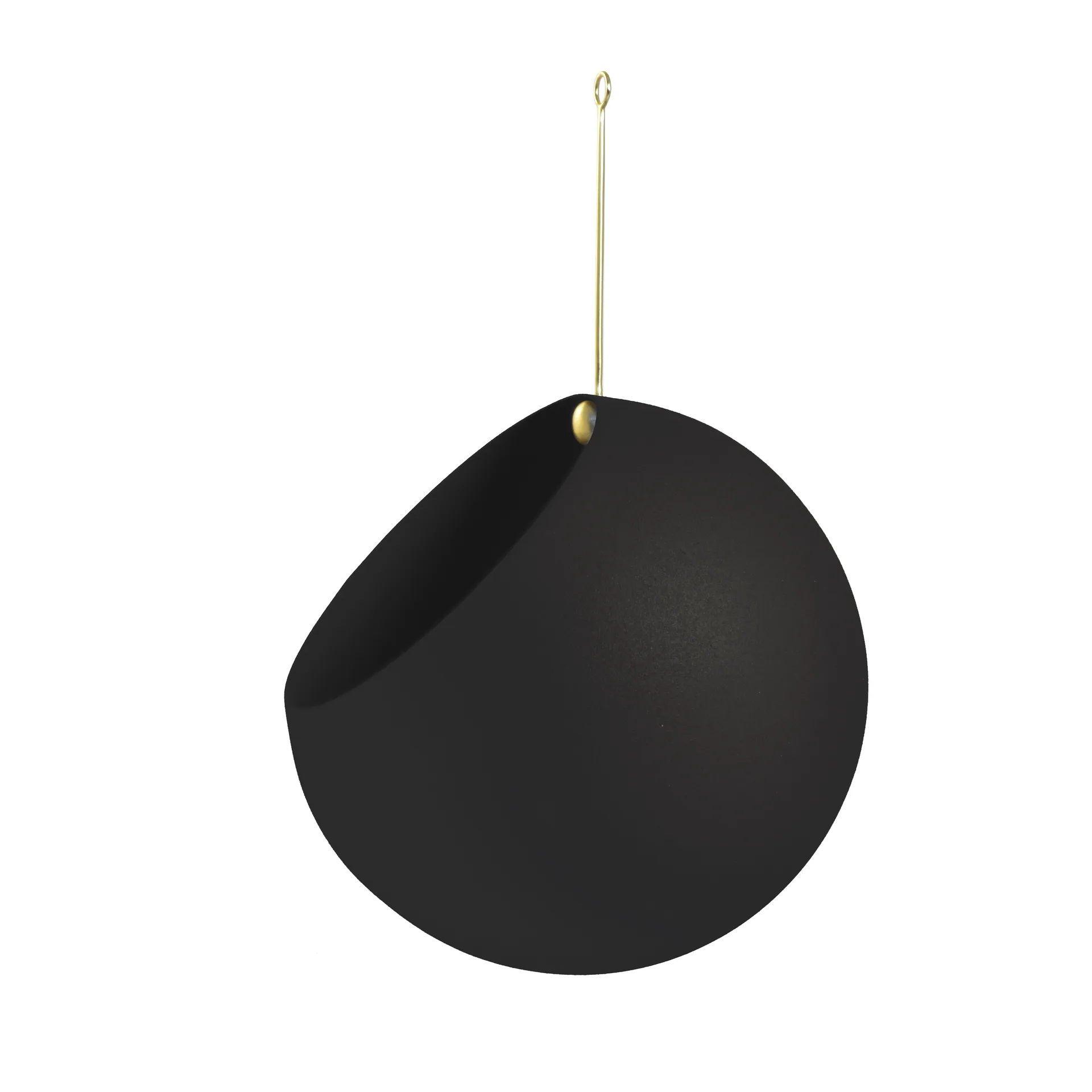 GLOBE hangende bloempot Ø21 cm h32 cm, Black AYTM
