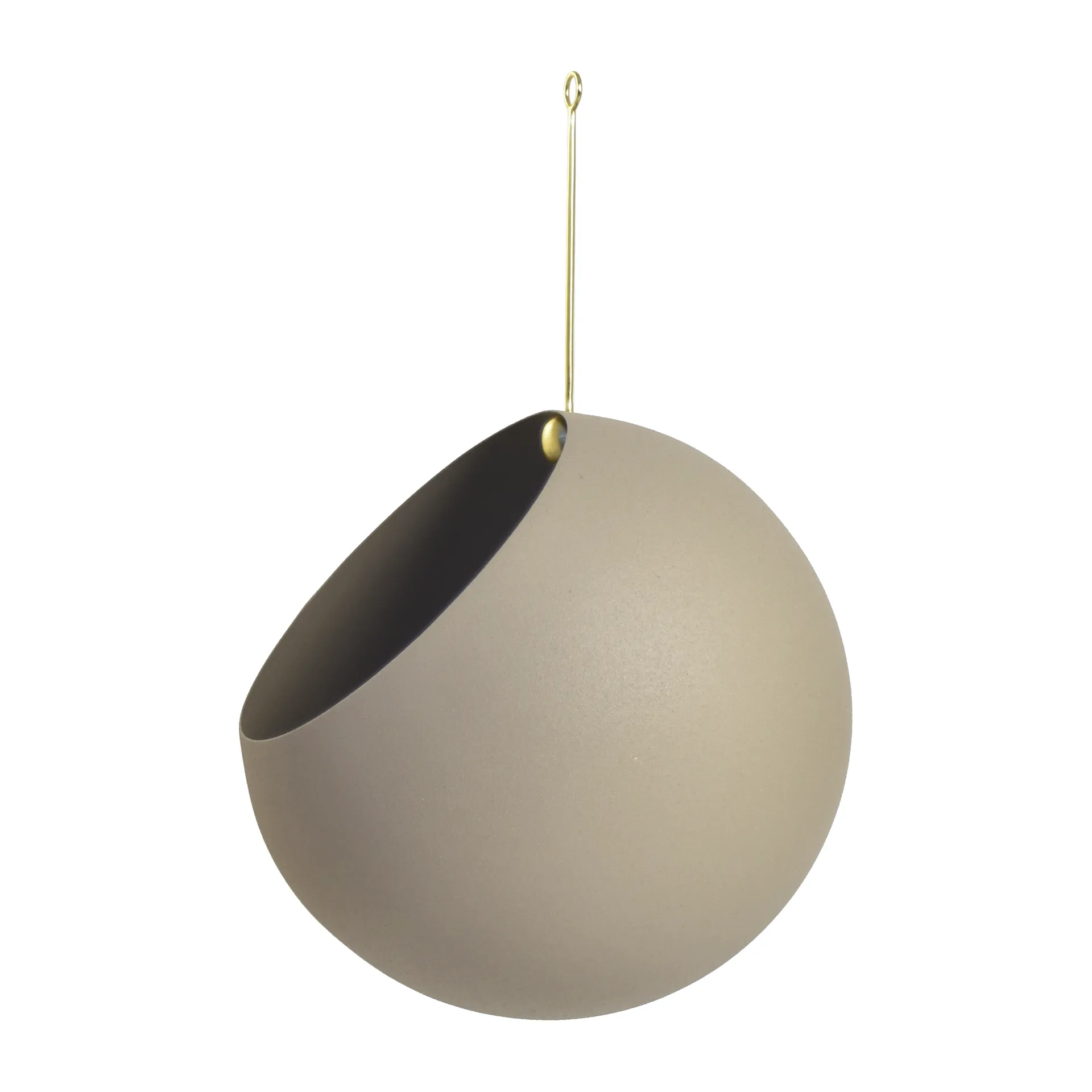 GLOBE hangende bloempot Ø21 cm h32 cm, Taupe AYTM
