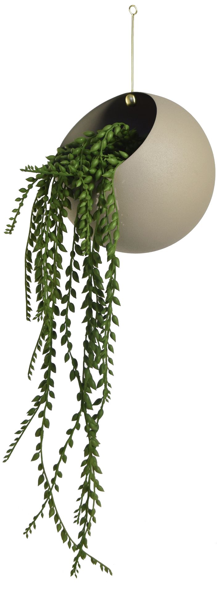 GLOBE hangende bloempot Ø21 cm h32 cm, Taupe AYTM