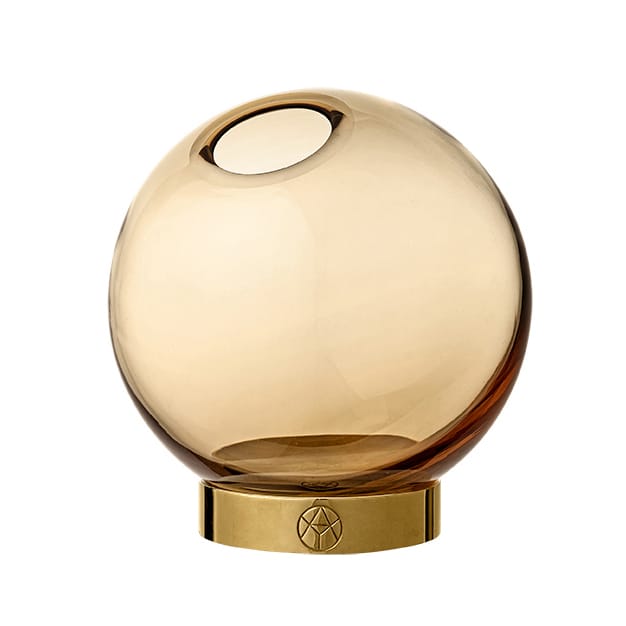 Globe vaas klein - amber-goud - AYTM