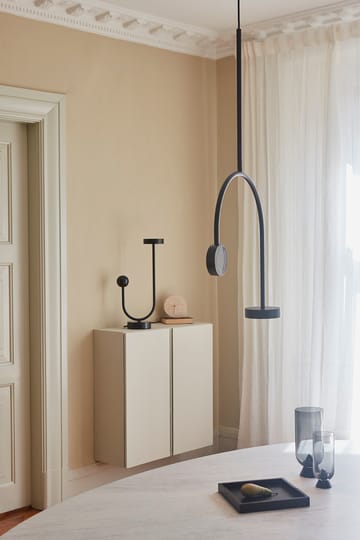 GRASIL hanglamp 30x54 cm - Black/Black - AYTM