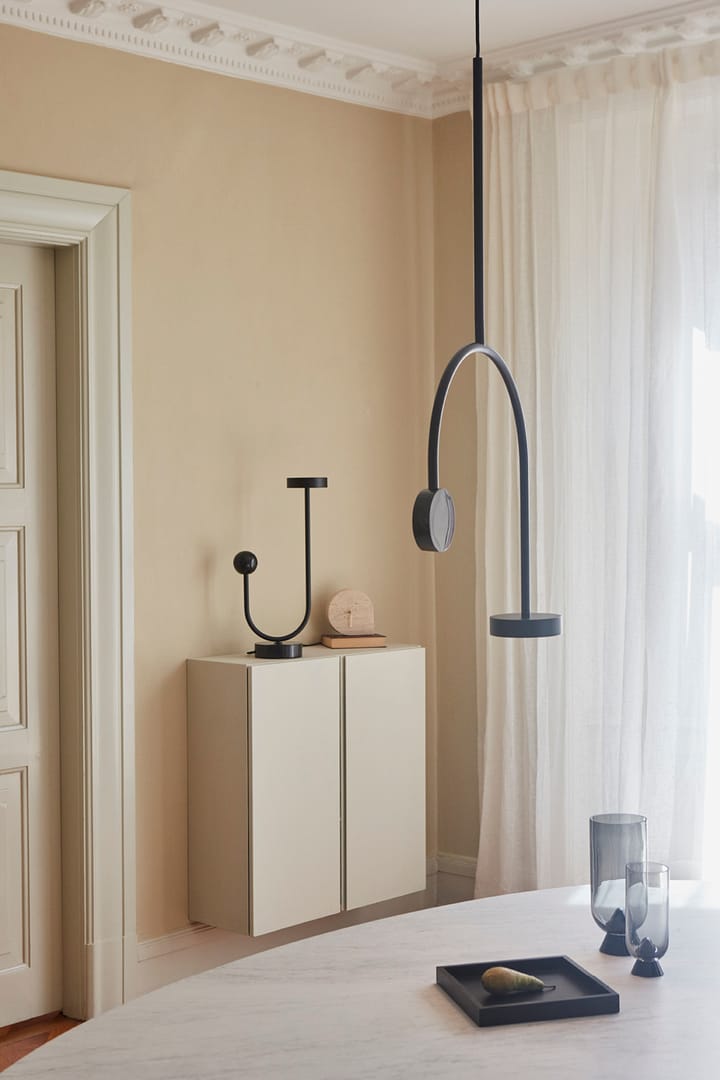 GRASIL hanglamp 30x54 cm, Black/Black AYTM