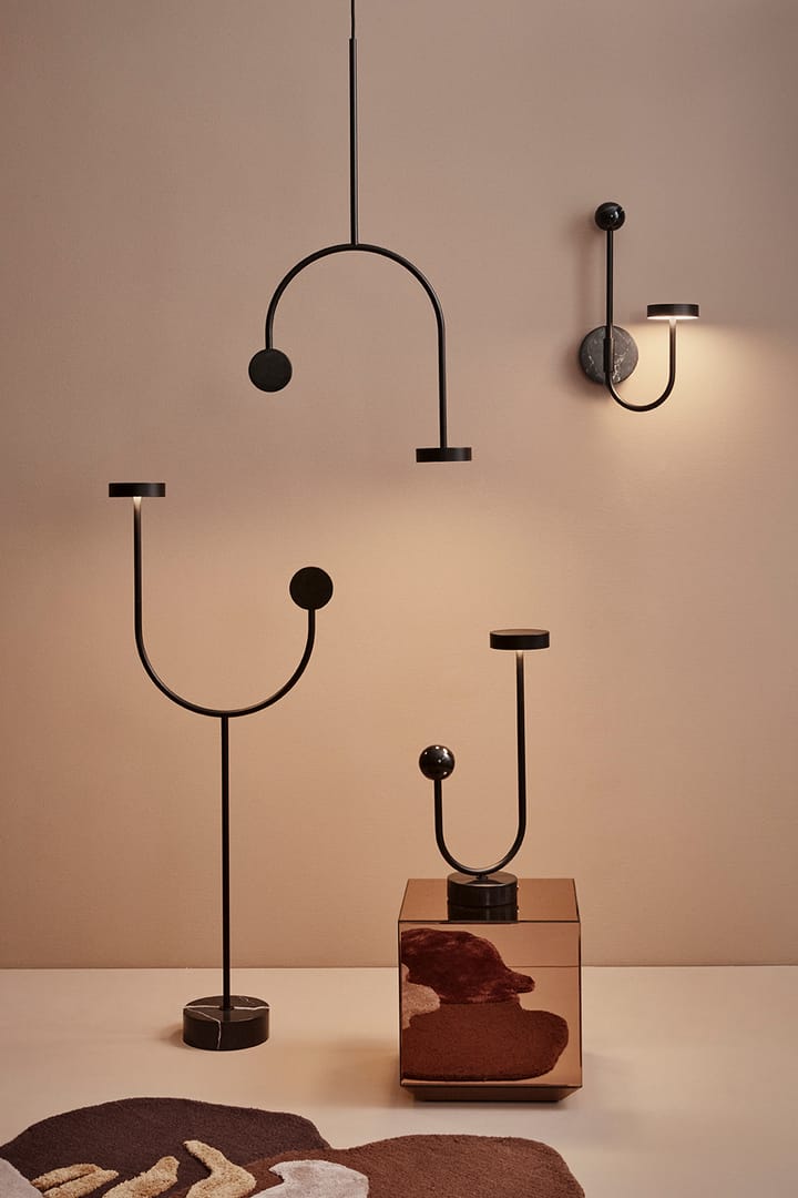 GRASIL vloerlamp 51,5x127,6 cm, Black/Black AYTM