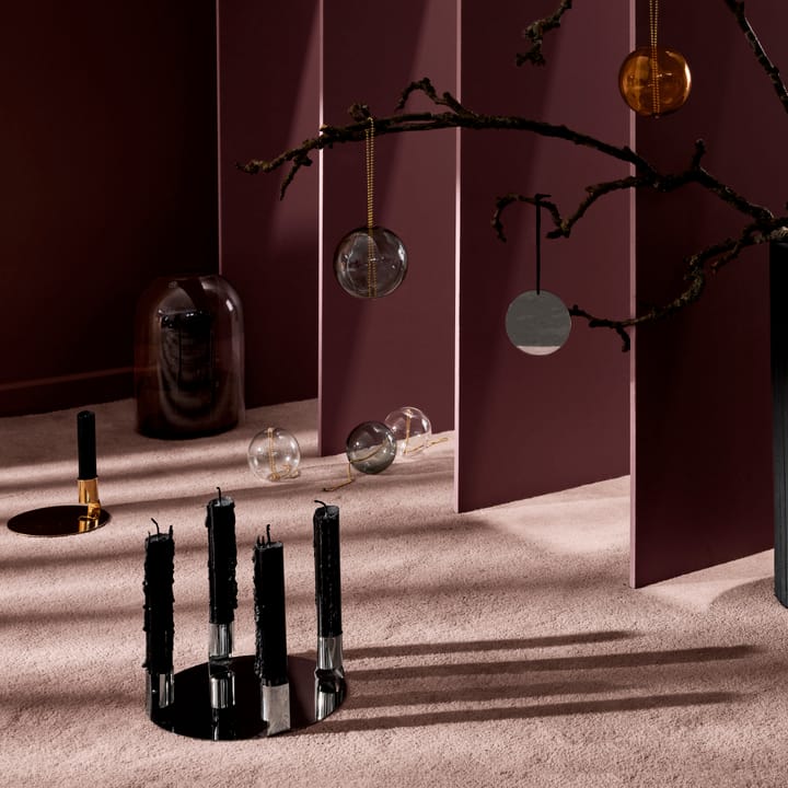 Monili kerstbal, amber AYTM