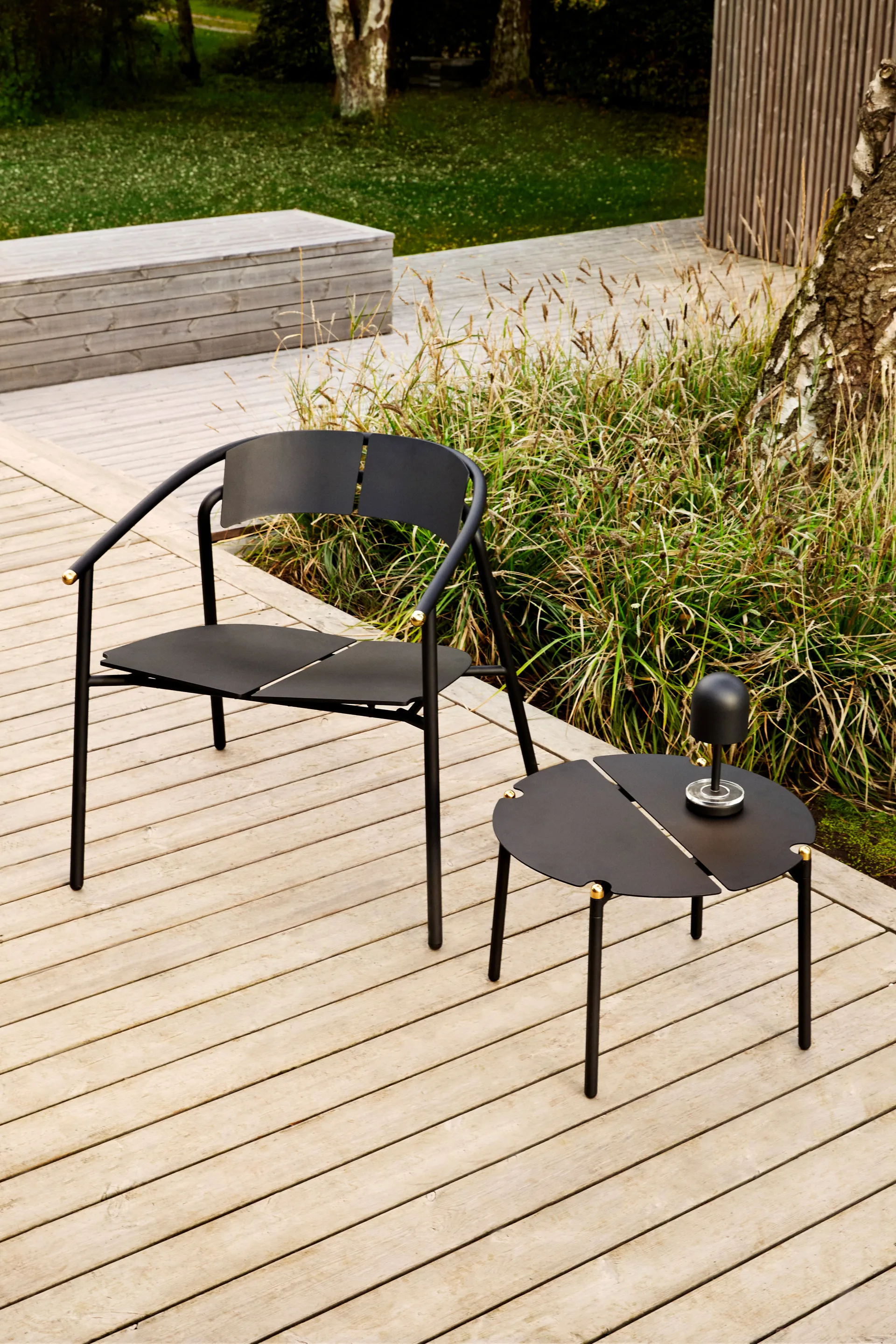 NOVO lounge stoel, black AYTM